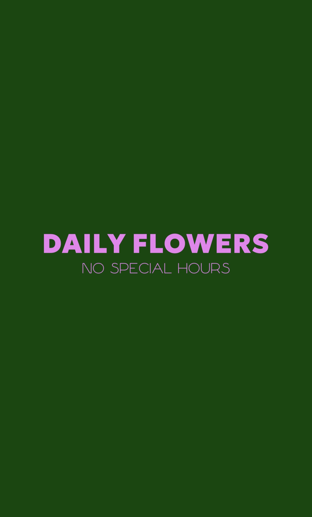 Daily Flowers